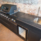 Black Felix 4B + Wok Designer BBQ Kitchen 2.8M: Fridge, Faucet, Sink, Side Wok, Storage Cupboard, Stone Benchtops