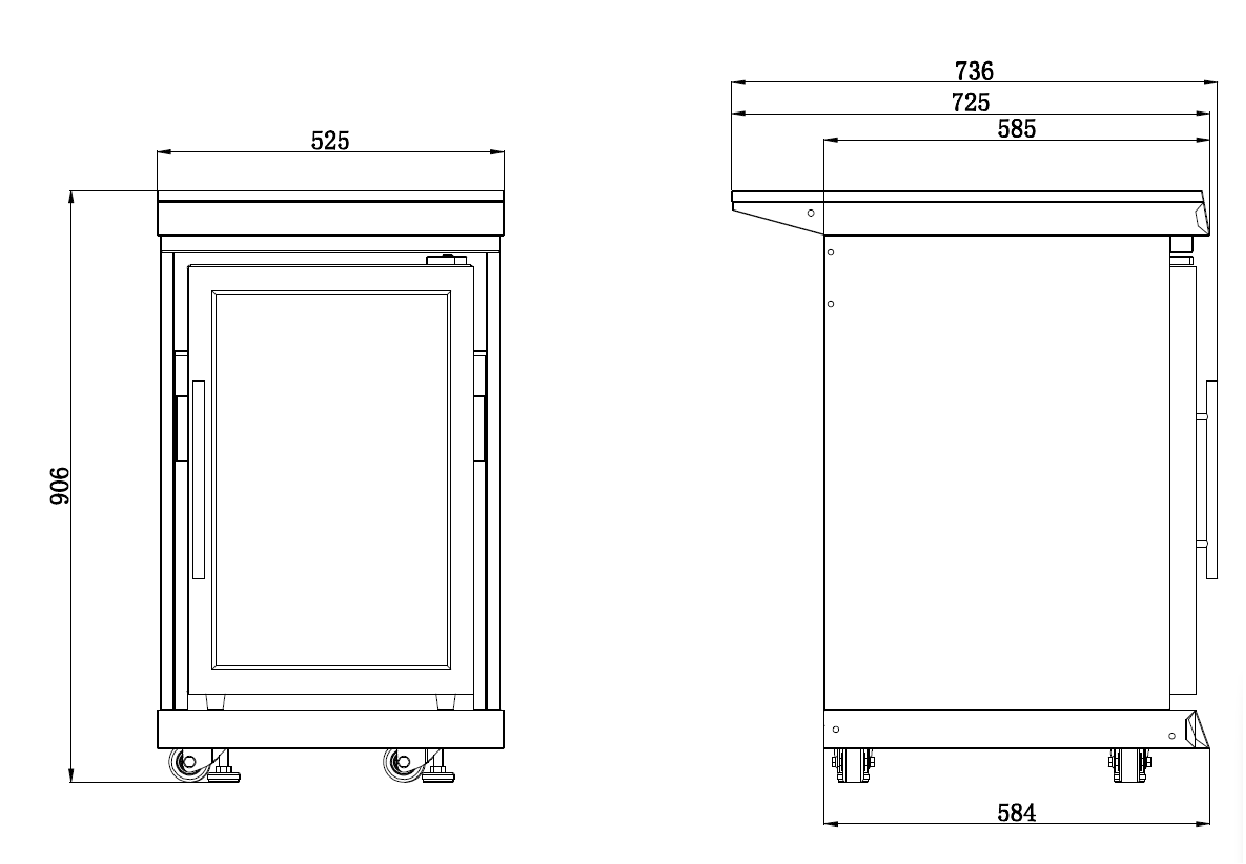 Kingsley L Shape Corner 6-Burner Outdoor BBQ Kitchen: Black Stainless Steel, Stone Bench, Fridge, Sink, Height Adjustable