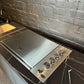 FLAT HOOD BLACK Stone 4B Drop In BBQ Kitchen Package with Stone Benchtops, Hampton Waterfall Design