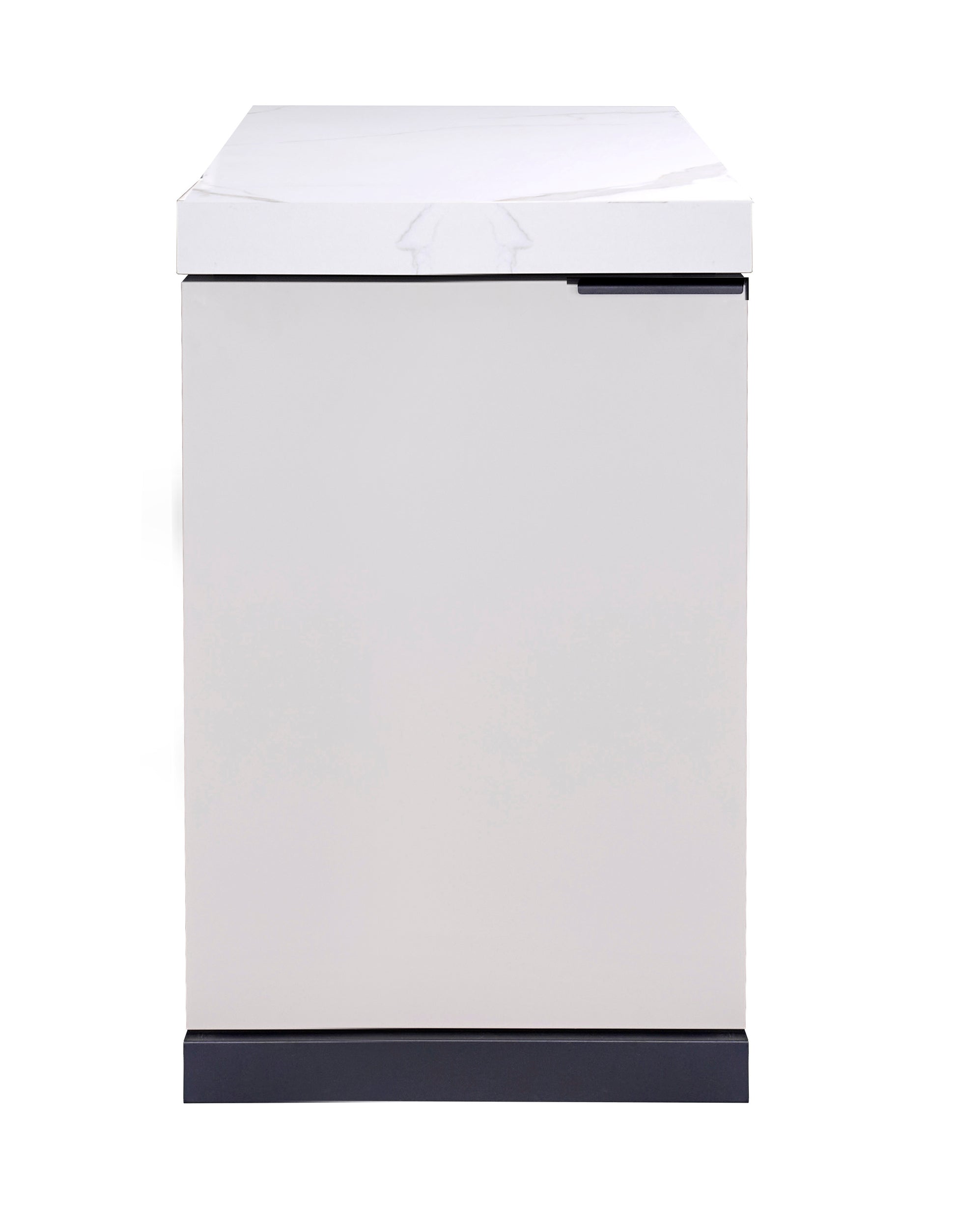 Storage Cabinet 1DR Suits Rockpool White V1 BBQs Non Waterfall Edge