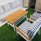 Zurich 4-Piece Aluminium Outdoor Lounge Setting — Hampton