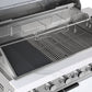 Hampton Style White Stone Rockpool 6B BBQ Kitchen Package Inc Sink & Draw Module, 2DR Tropical Fridge