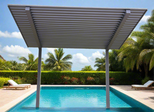 DIY Aluminum Gazebo 3M x 4M - GazeboMate Pool Pavilion