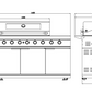 Hampton Style White Stone Rockpool 6B BBQ Kitchen Package Inc Sink & Draw Module, 2DR Tropical Fridge